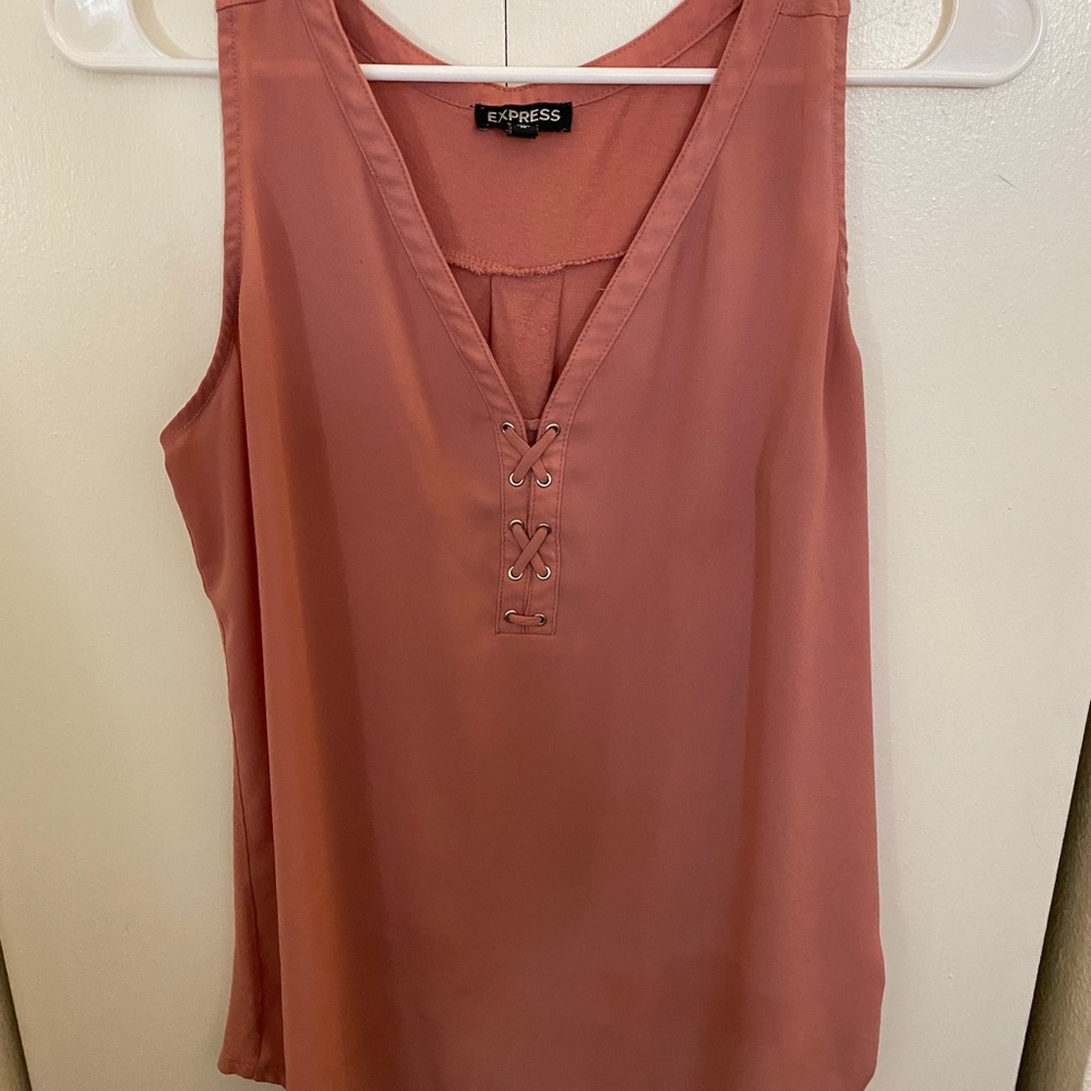 Blush Dressy Tank Top
